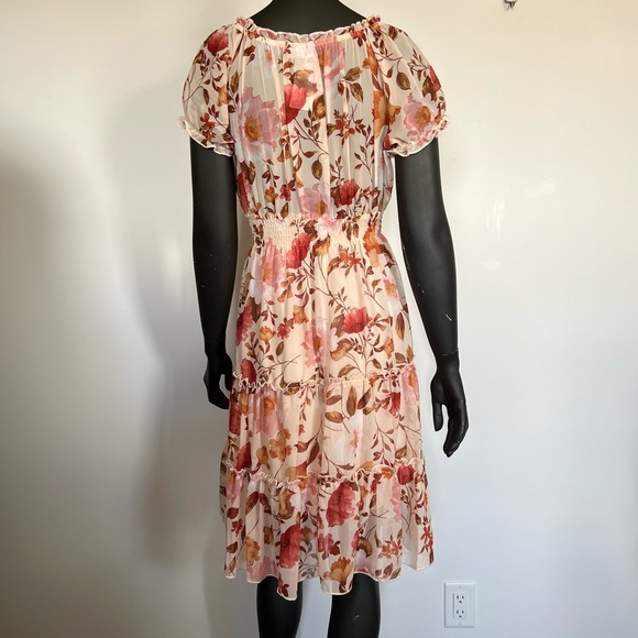 ⚪️ NWT Kate Lily Multicolored Flutter Sleeve Sundress - Picture 8 of 9